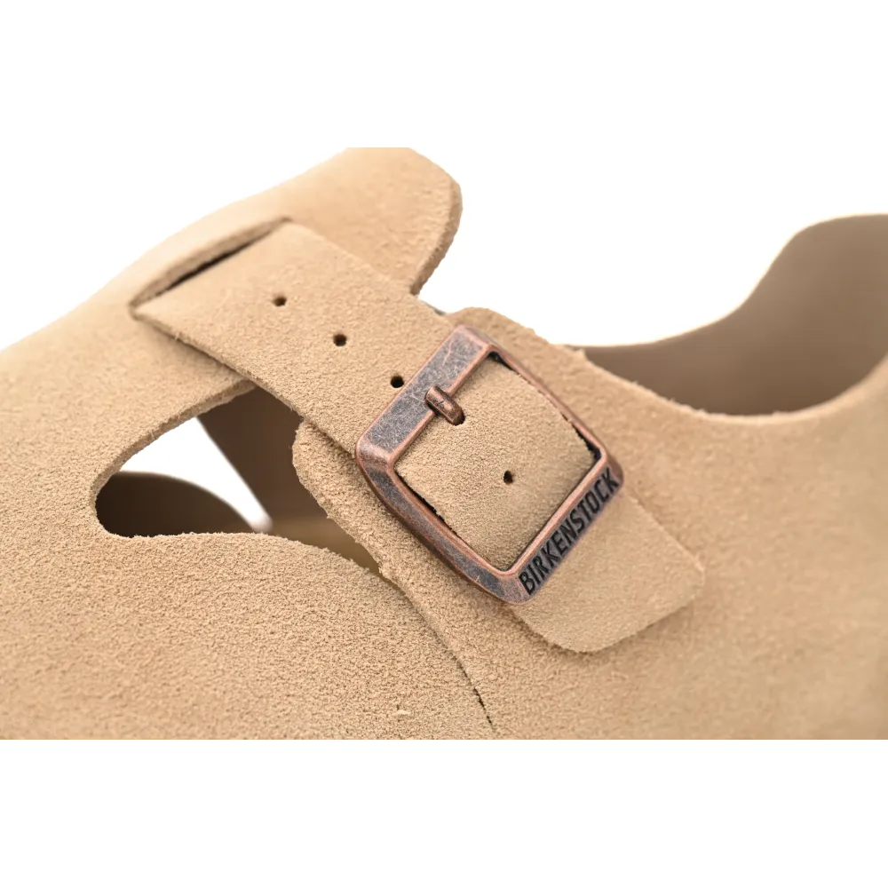Birkenstock London Suede Sandals Taupe 1010504