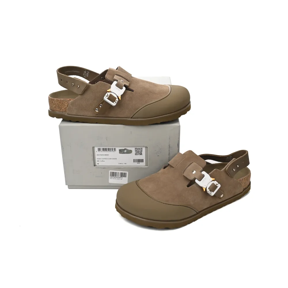 D*or by birkenstock mule tokio khaki nubuck calfskin 3sa116zsd_h620