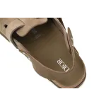 Dior by Birkenstock Mule Tokio Khaki Nubuck Calfskin 3SA116ZSD_H620