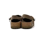 Dior by Birkenstock Mule Tokio Khaki Nubuck Calfskin 3SA116ZSD_H620