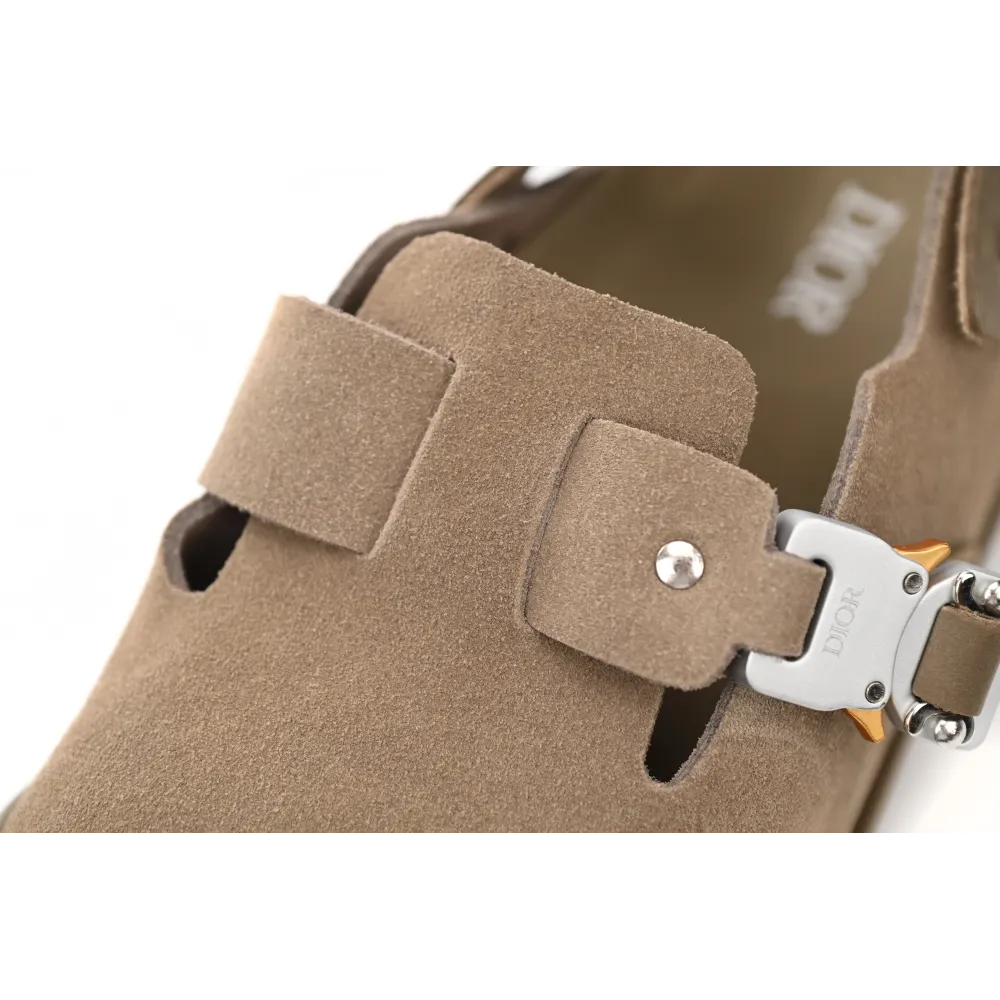 D*or by birkenstock mule tokio khaki nubuck calfskin 3sa116zsd_h620