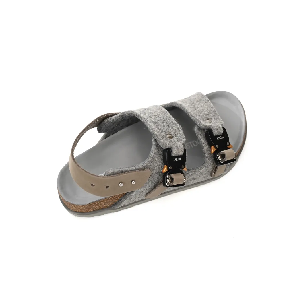 Dior by Birkenstock Milano Sandal Grey 3SA117ZSF_H800