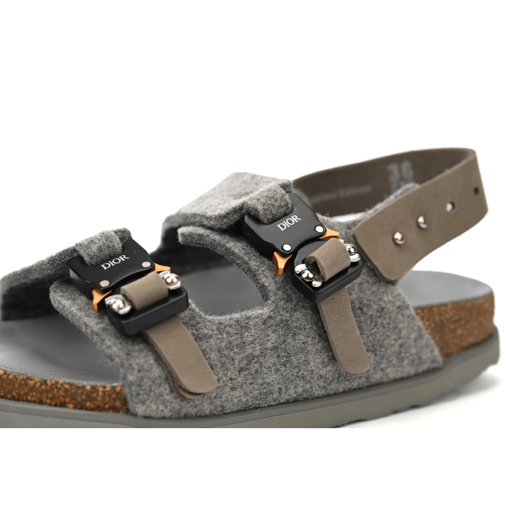 Dior by Birkenstock Milano Sandal Grey 3SA117ZSF_H800