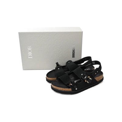 Dior by Birkenstock Milano Sandal Black 3SA117ZSG_H900 02