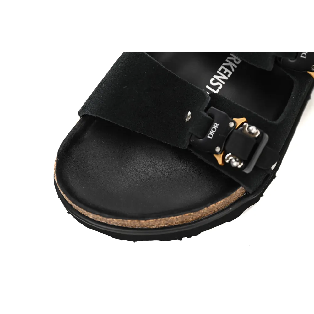 Dior by Birkenstock Milano Sandal Black 3SA117ZSG_H900