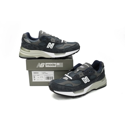 New Balance 992 White, black, and gray M992GG 02