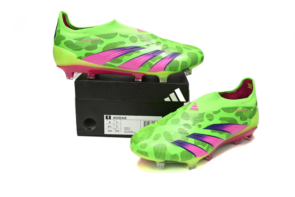 Adidas Adidas Predator Mutator 20.1 Low Green Pink Purple  IG8771 (Laceless) Predator Mutator 20.1 Low Green Pink Purple IG8771 (Laceless)