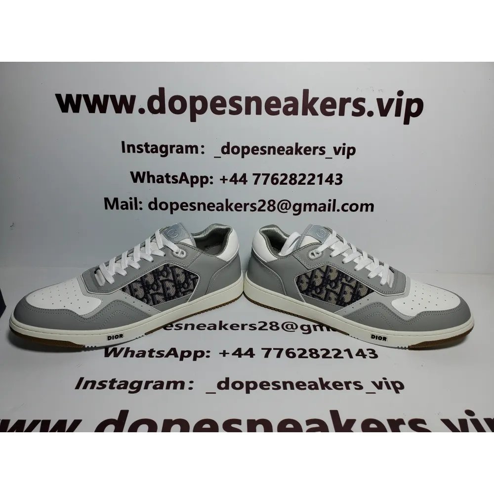 Dior B27 Low Gray White 3SN272ZIR_H165