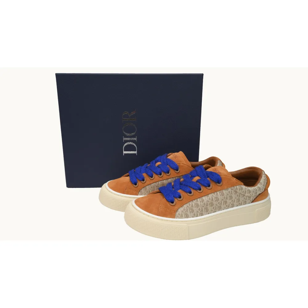 Dior B33 Sneakers  Release Brown Blue 3SN272 ZIR1 6536