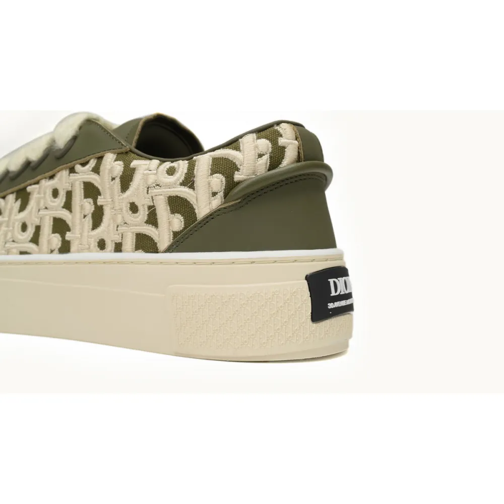 Dior B33 Sneakers  Release Khaki Embroidery 3SN272 ZIR1 6536