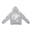 Sp5der Grey Beluga Hoodie