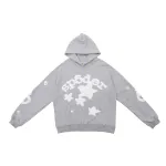 Sp5der Grey Beluga Hoodie