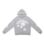 Sp5der Grey Beluga Hoodie