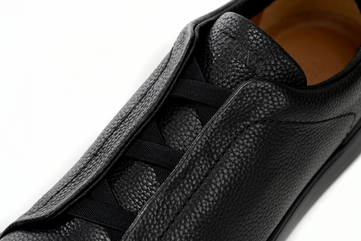 Zegna Triple Stitch Black LHCVO-S4667Z-NEE