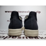 Rick Owens DRKSHDW Canvas Low Top Black Milk DU01B7802 DMW1 911