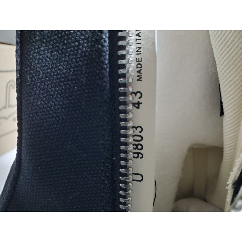 Rick Owens Leather High Top Black Cream RU01B1890
