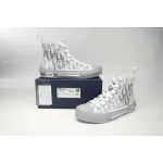 Dior B23 HT Oblique Transparency High White Blue Gray