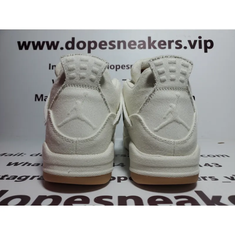 Air Jordan 4 Retro Levi's White (Levi's Tag)