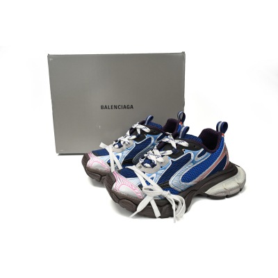 Balenciaga 3XL Silver Red and Blue 542229 W1RB5 0513  02