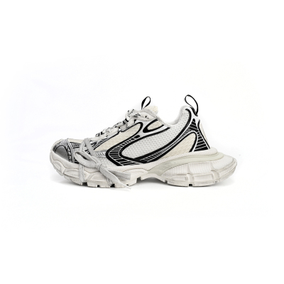 Balenciaga 3XL Silver Rice White Black 542229 W1RB5 0352 01