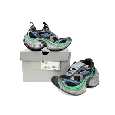 Balenciaga 10 XL Black Blue Green 784342 W2MV2 1143 02