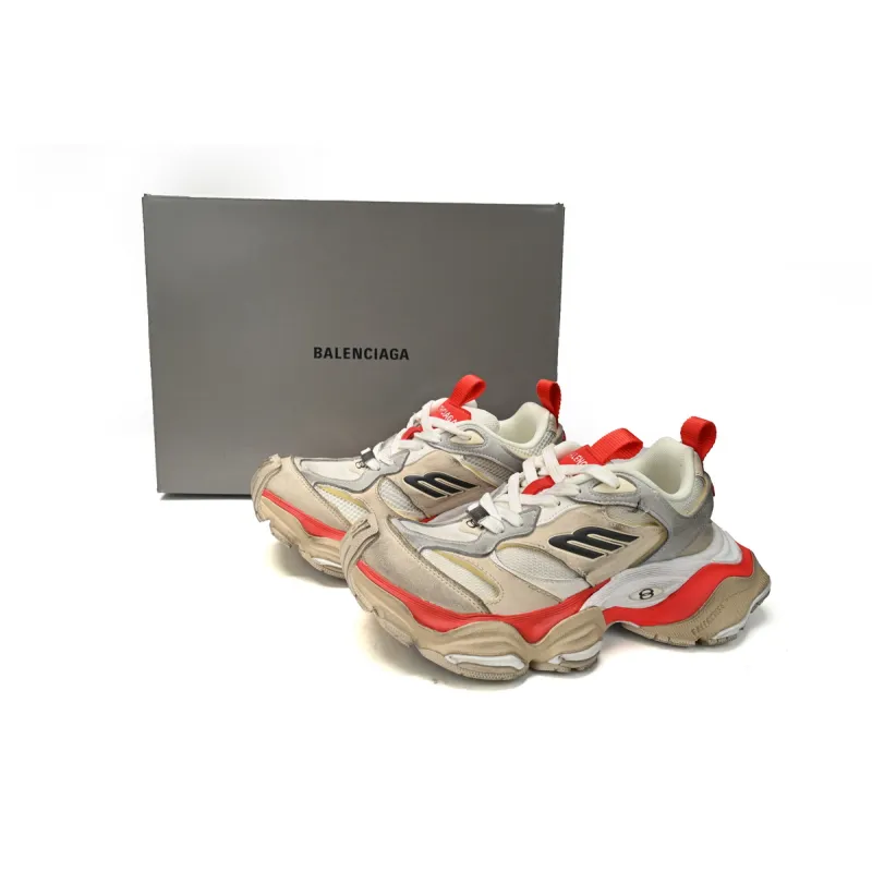 Balenciaga CARGO Sneaker Beige Red 784339-W2MV5-0325