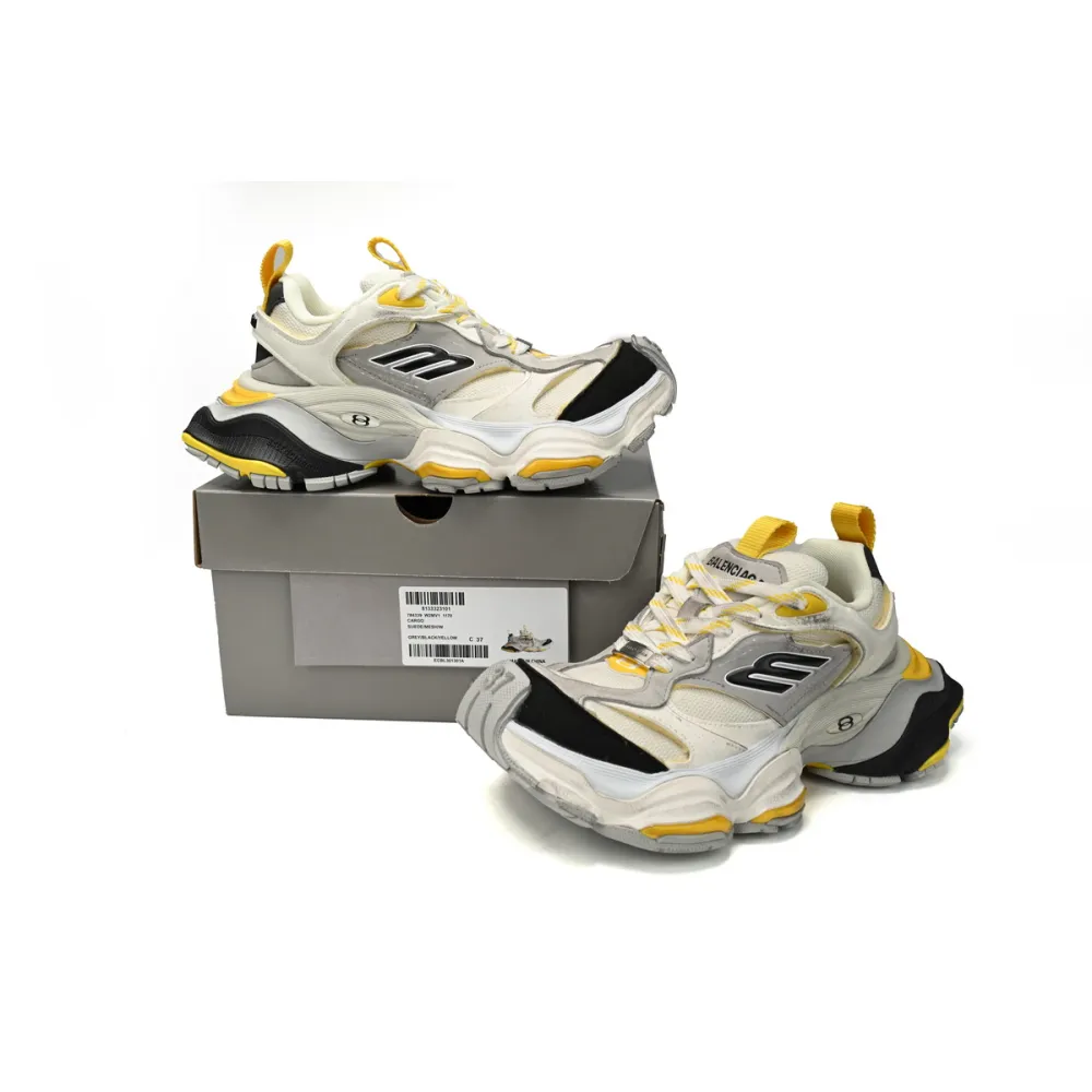Balenciaga CARGO Sneaker White yellow silver 784339-W2MV1-1170