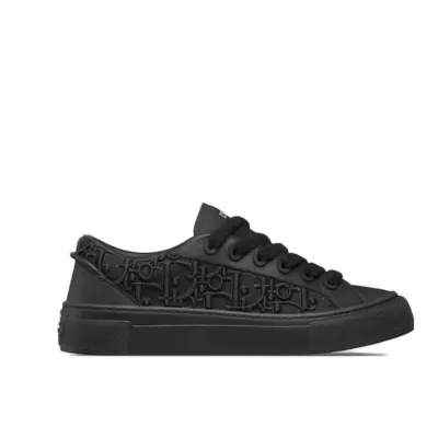 Dior B33 Sneaker Black Smooth Calfskin Oblique Raised Embroidery 3SN303ZYQ_H900 02