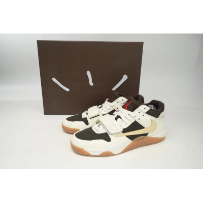 Travis Scott × Nike Jordan Jumpman Jack TR White Brown FZ8117-100  02