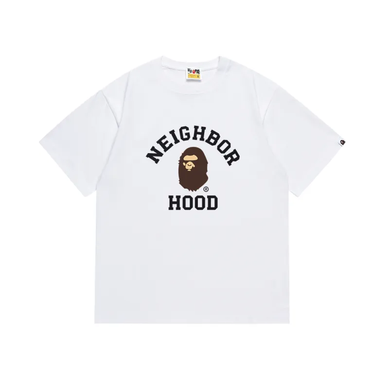 BAPE x Neighborhood T-shirt White/Black