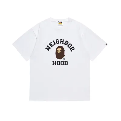 BAPE x Neighborhood T-shirt White/Black 02