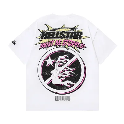 Hellstar Breaking News T-Shirt White 02