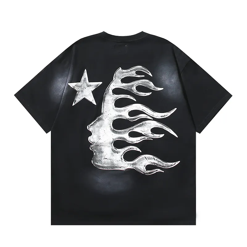 Hellstar Sport Logo Gel Black T-Shirt White