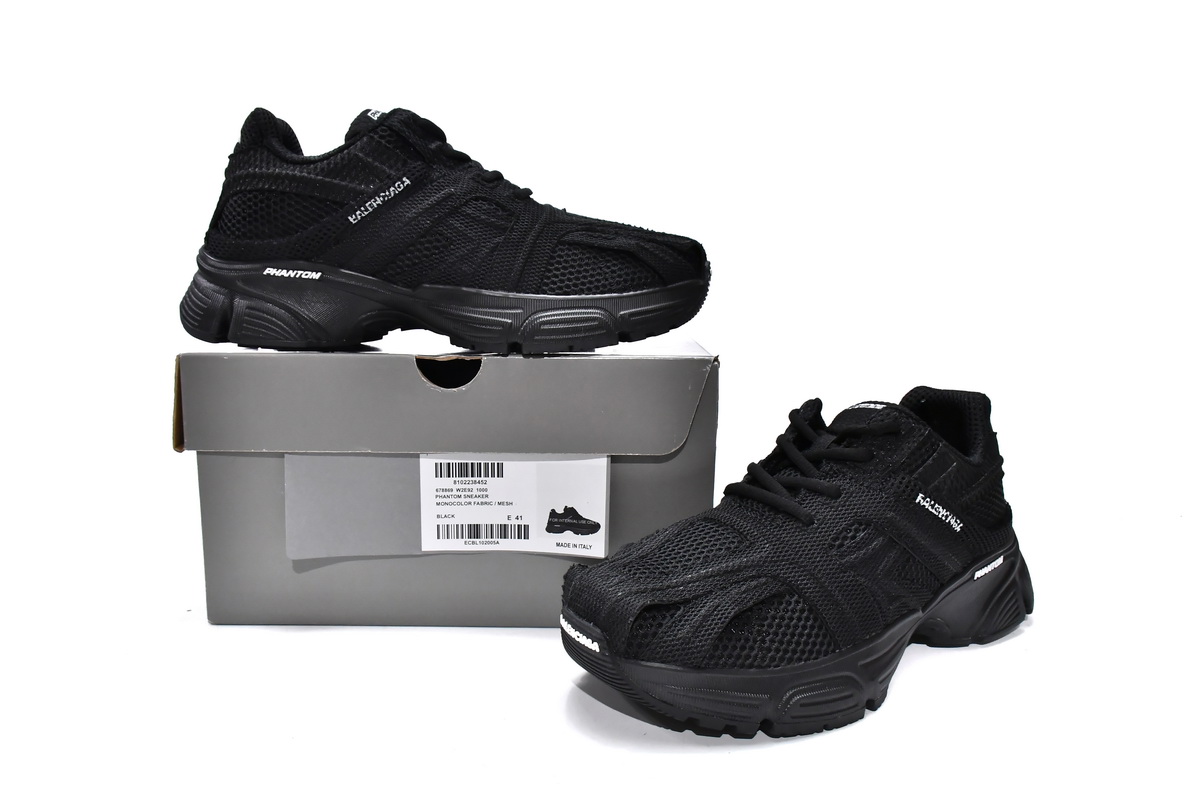 Balenciaga Phantom Sneaker Black 679339 W2E92 1000