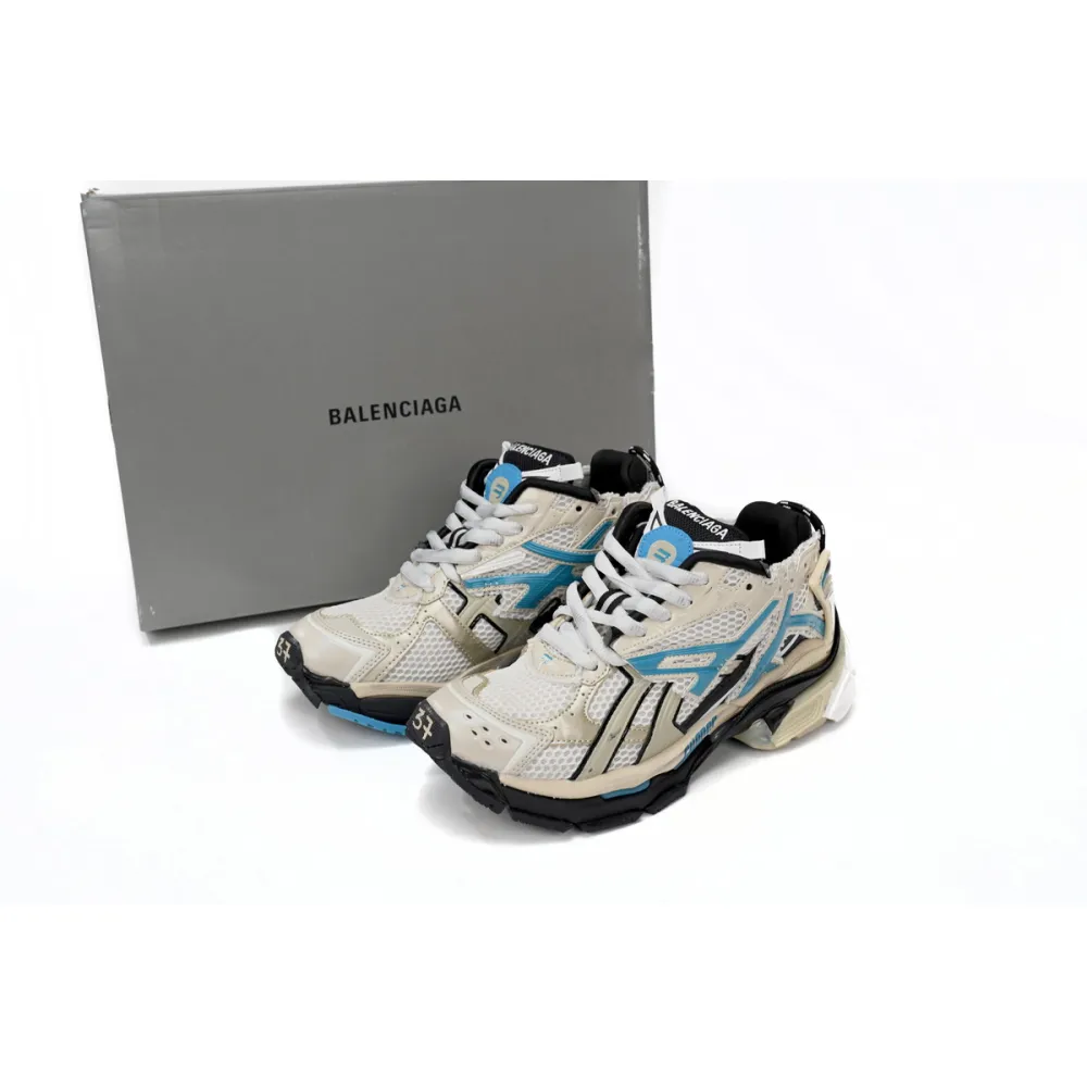 Balenciaga Runner Beige Grey Blue 677402 W5RH6 0312