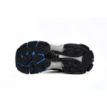 Balenciaga Runner White And Blue Printing 677402 W3RB6 1264
