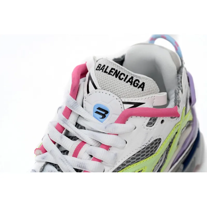 Balenciaga Runner White Yellow Purple 677402 W3RH5 0308