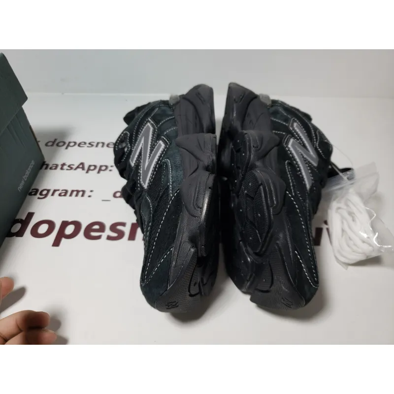 New Balance 9060 Triple Black Patent U9060ZBO
