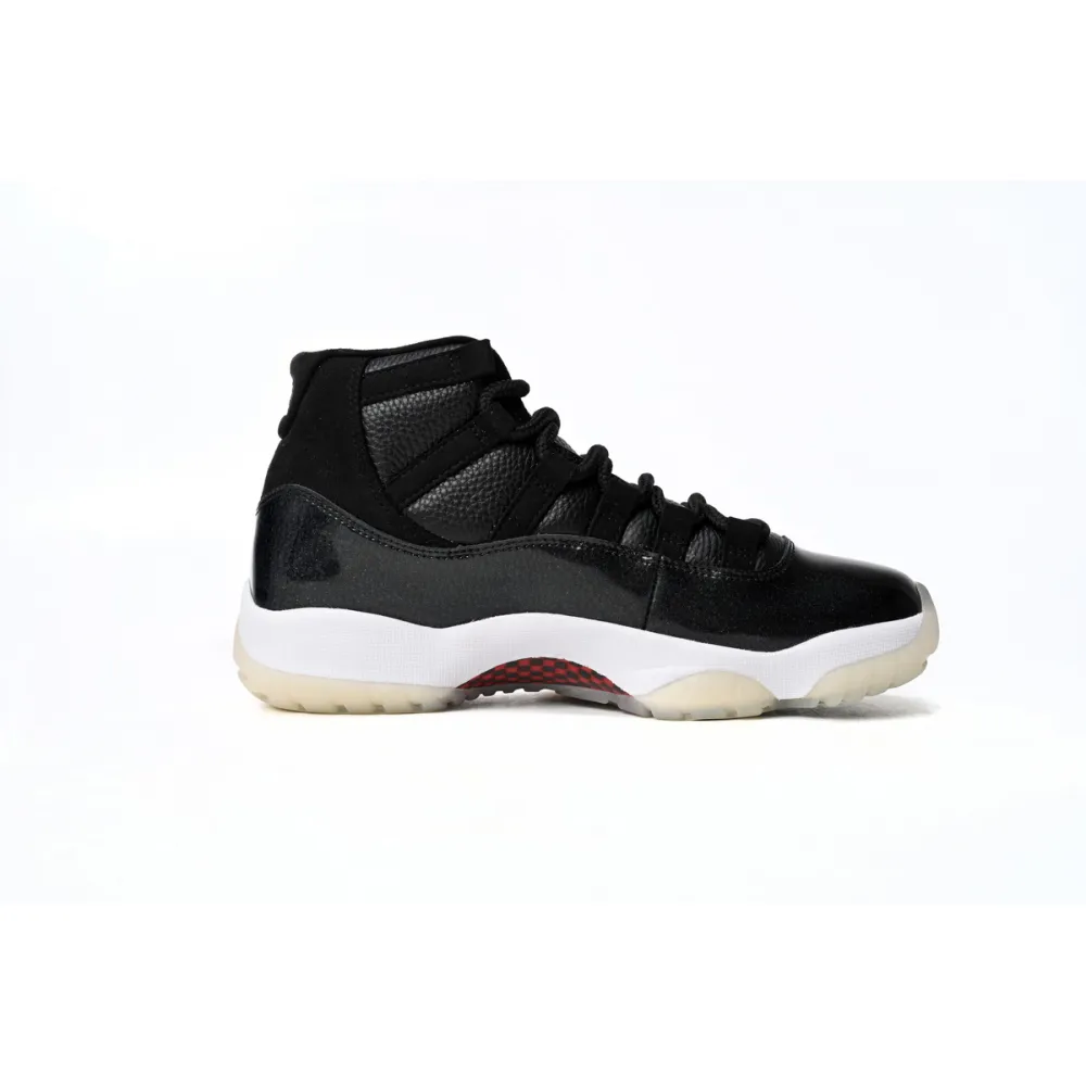 Jordan 11 25th Anniversary Black Silver Eyelets Reps