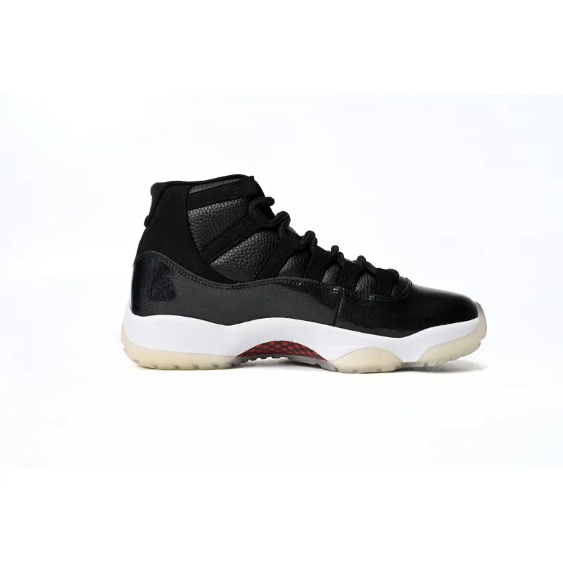 Jordan 11 25th Anniversary Black Silver Eyelets Reps
