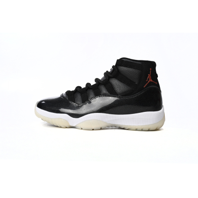 Jordan 11 25th Anniversary Black Silver Eyelets Reps 01