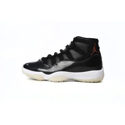 Jordan 11 25th Anniversary Black Silver Eyelets Reps 01