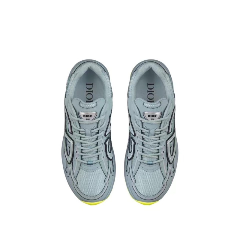 B30 Sneaker Blue Mesh and Technical Fabric 3SN279ZRD_H555