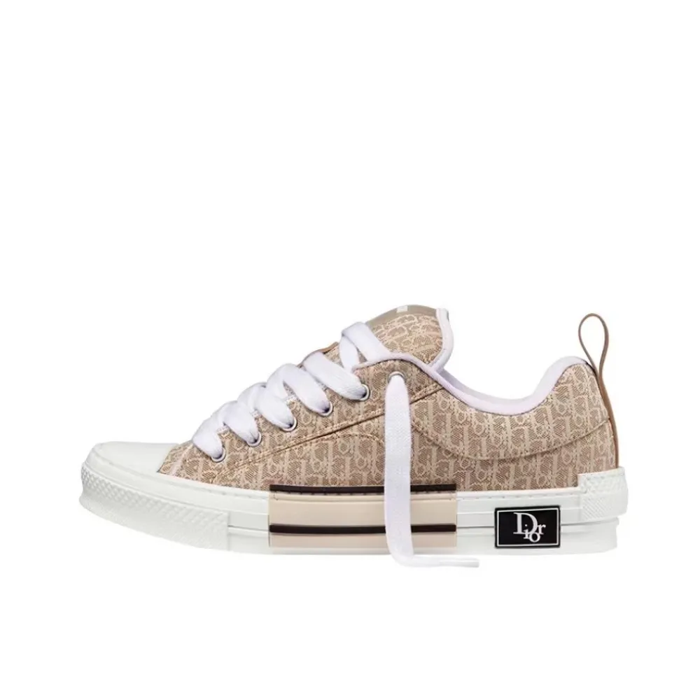 D*or b23 skater low top beige D*or oblique jacquard 3sn292zuy_h100