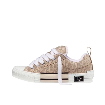Dior B23 Skater Low Top Beige Dior Oblique Jacquard 3SN292ZUY_H100 01