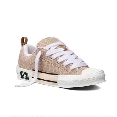 Dior B23 Skater Low Top Beige Dior Oblique Jacquard 3SN292ZUY_H100 02