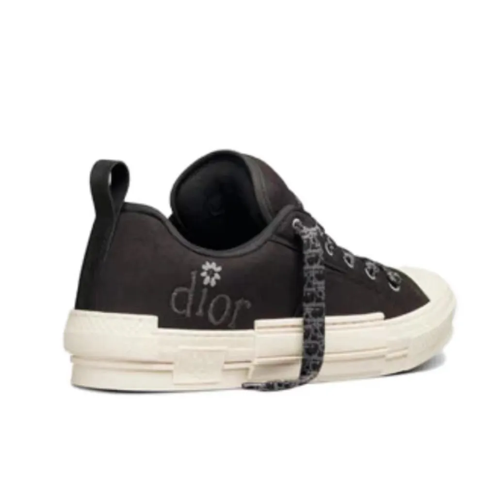 Dior B23 Skater Low Top ERL Black Cotton Canvas 3SN292ZWC_H968