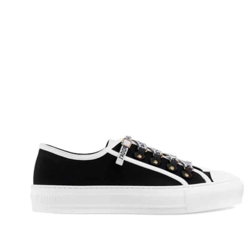  Dior Walk'N'Dior Low Top Black Canvas  KCK177CVA_S12X