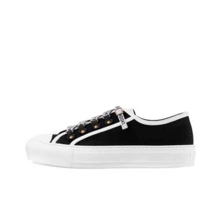  Dior Walk'N'Dior Low Top Black Canvas  KCK177CVA_S12X 01