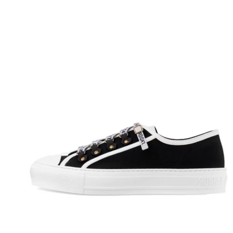  Dior Walk'N'Dior Low Top Black Canvas  KCK177CVA_S12X